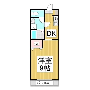 マンション山忠【202号室】の間取り