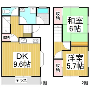 吉田アパート【higashi号室】の間取り