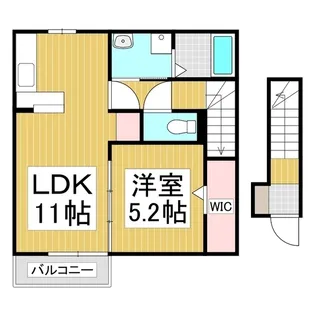 アビタシオン【202号室】の間取り