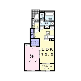 タイガ【1階】の間取り