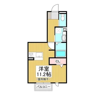 レジデンスフラワーⅡ【1階】の間取り