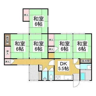 長野県上伊那郡辰野町伊那富【一戸建】の間取り