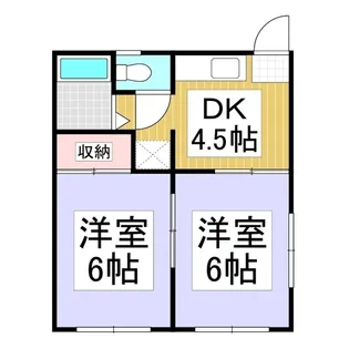 グランドメゾン中大塩【101号室】の間取り