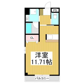 ニューマロンビル【305号室】の間取り