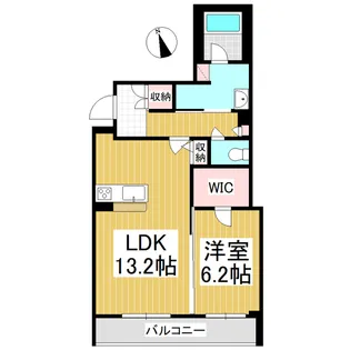 シャーメゾンクレア【3階】の間取り
