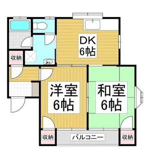 パークコート中大塩【101号室】の間取り