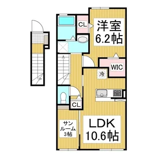 セリーノ・K【2階】の間取り