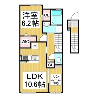 セリーノ K【2階】の間取り