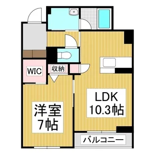 シャーメゾン春の宮 【302号室】の間取り