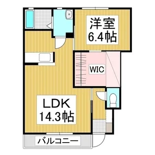 シャーメゾン愛宕町【1階】の間取り