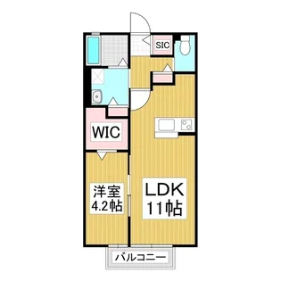 オリジンベリーⅡ【101号室】の間取り