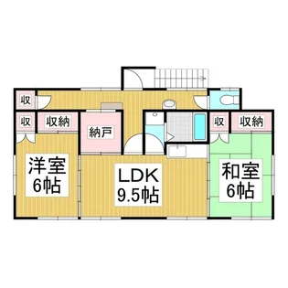 サンパーク湖南【201号室】の間取り