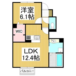 シャルム ブリエ鎌倉【1階】の間取り