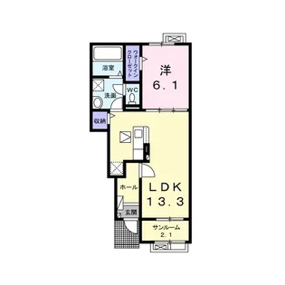 ユニコーンⅡ【1階】の間取り