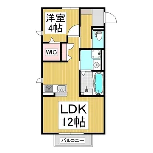 ウィステリアONE【107号室】の間取り