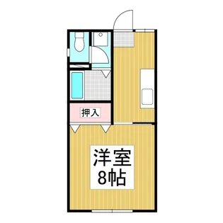 メゾン石川【2号室】の間取り