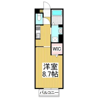 ASK高田Ⅰ【201号室】の間取り