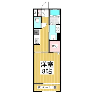 ヴィラアプローズ【102号室】の間取り