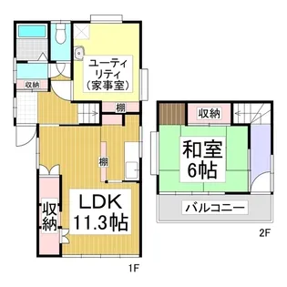長野県諏訪市四賀【一戸建】の間取り