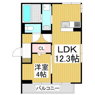 GRAND D-ROOM両島【1階】の間取り