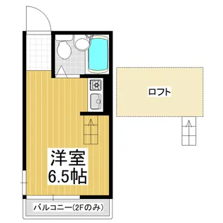 フラワーハイツ【202号室】の間取り