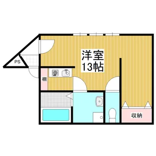 CHERRY ROCK BD【5F号室】の間取り