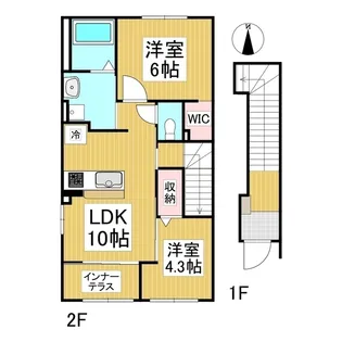 サンマルコ上田B棟【203号室】の間取り