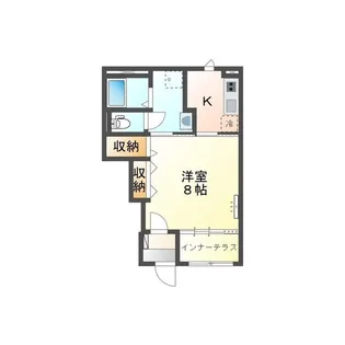 TAKE‐G(テイク グラン)【102号室】の間取り