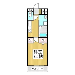 コンフォーティア南箕輪Ⅱ B棟【202号室】の間取り