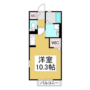 Graceful【106号室】の間取り