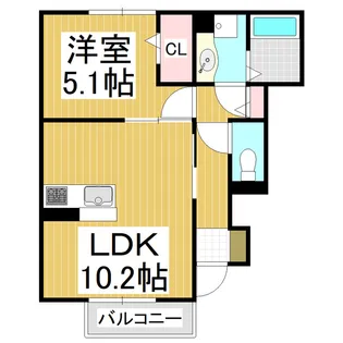 Confort渚(コンフォール)【1階】の間取り