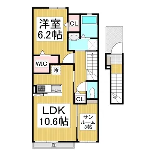 モルゲンロートK【2階】の間取り