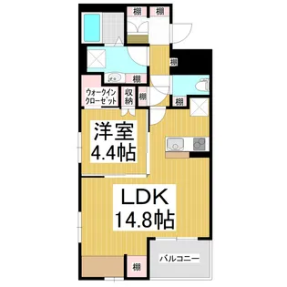 グランゼフィール【1階】の間取り