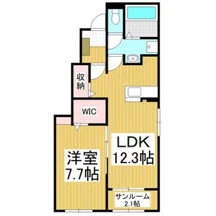 マルベリーハウス S【1階】の間取り