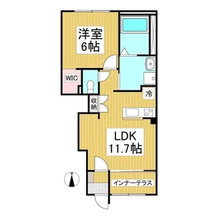 サンマルコ上田A棟【1階】の間取り