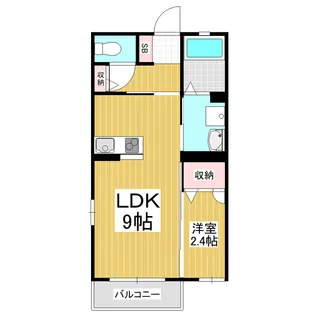 クロリ ピエス【205号室】の間取り