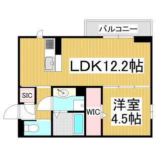 GRAND D-ROOM高宮北E【2階】の間取り
