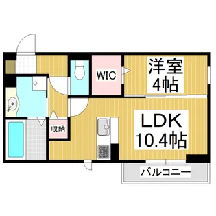 GRAND D-ROOM高宮北W【3階】の間取り