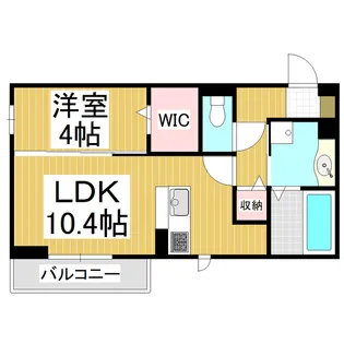 GRAND D-ROOM高宮北W【2階】の間取り