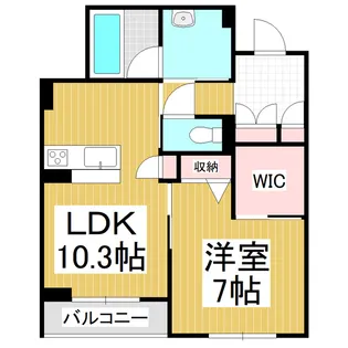 シャーメゾン ヴェルジェ 【103号室】の間取り