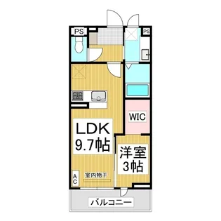 Glicina【202号室】の間取り