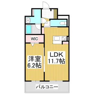 セントラル大町【706号室】の間取り