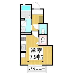 仮)レトア中御所【103号室】の間取り