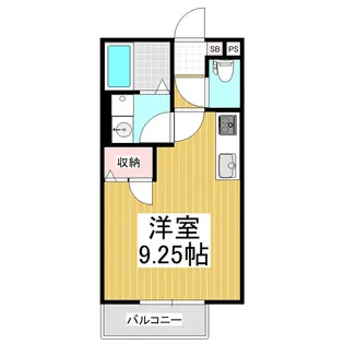 Shiohara Heights【102号室】の間取り
