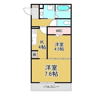 コンフォーティア宮田 A棟【301号室】の間取り