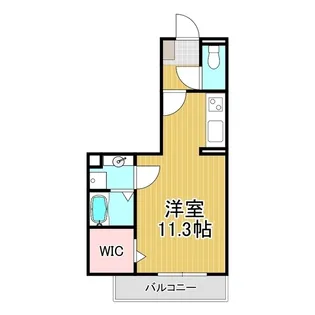 コンフォーティア宮田 B棟【205号室】の間取り