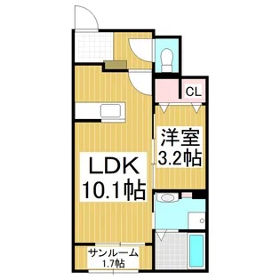 フィールドヒル 安曇野Ⅰ【1階】の間取り