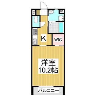 DE DOMO GEMINOS 2nd【102号室】の間取り