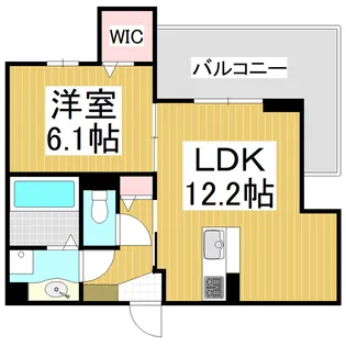 THREE【1階】の間取り