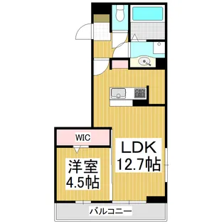 THREE【1階】の間取り
